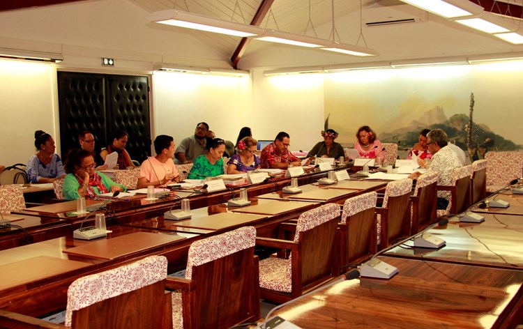 Premières réunions des commissions législatives de l’assemblée de la Polynésie française  pour la mandature 2018