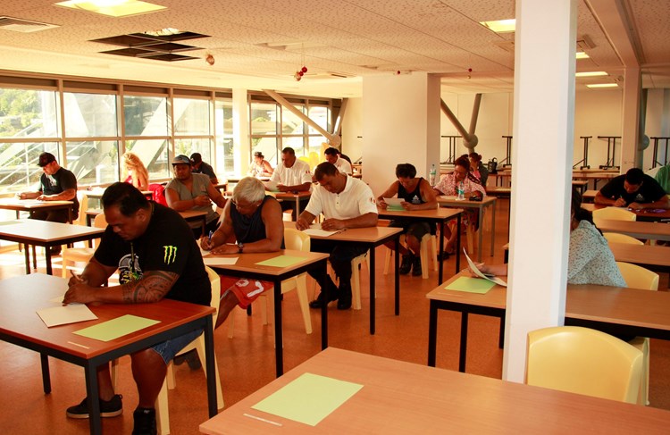 Le début des examens professionnels pour les agents de l'assemblée de Polynésie française