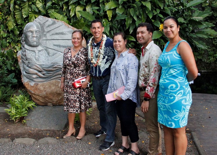 M. Kaiali’i Kahele, sénateur de l’état d’Hawaii, en visite à l’assemblée de la Polynésie française