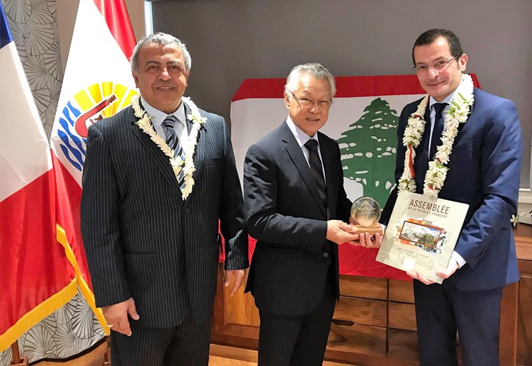 Son excellence Rami ADWAN, ambassadeur du Liban en France, reçu par le président de l’assemblée