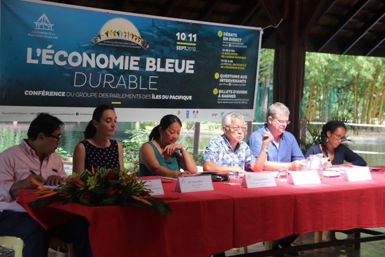 Les Parlements des Iles du Pacifique réunis à Taraho’i les 10 et 11 septembre 2019  autour du thème de l’économie bleue durable