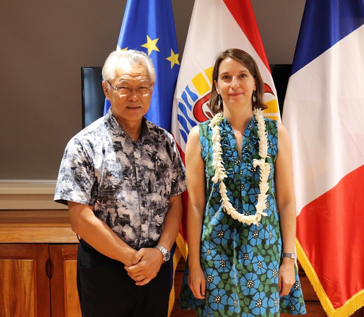 Le président de l’assemblée reçoit Mme Céline GILQUIN, nouvelle Directrice de l’AFD