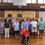 L’association Rima Here visite l’assemblée de la Polynésie française