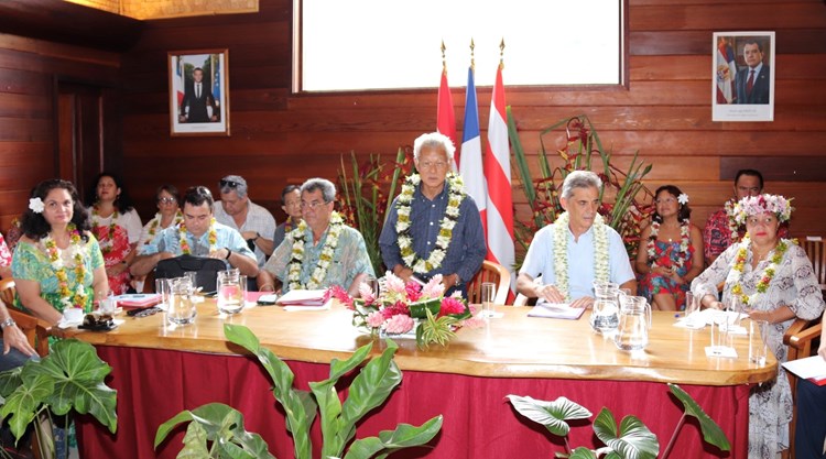 Réunions de concertation post covid 19 à Bora Bora