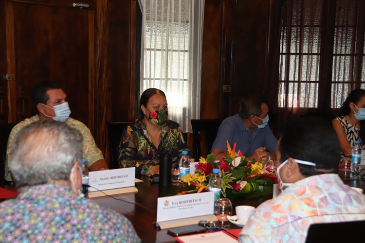 L’assemblée représentée au sein du jury de l’Appel à Manifestation d’Intérêt du projet « Le village tahitien »