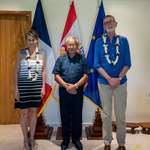 Le président de l’assemblée de la Polynésie française rencontre des inspecteurs du patrimoine