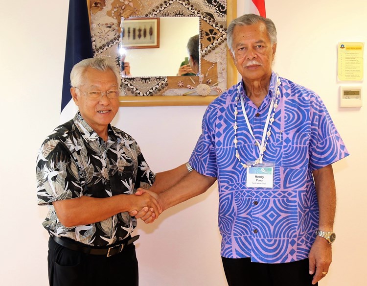 Le président de l’assemblée reçoit le Secrétaire général du Forum des îles du Pacifique