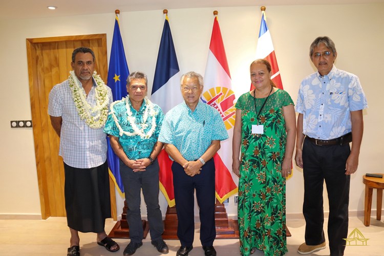 Une délégation parlementaire de Wallis-et-Futuna reçue par le Président de l’assemblée