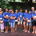 Neuf collégiens de Takaroa en visite à l’assemblée de la Polynésie française