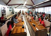 Deux classes du collège Sacré Cœur de Taravao ont visité l’assemblée