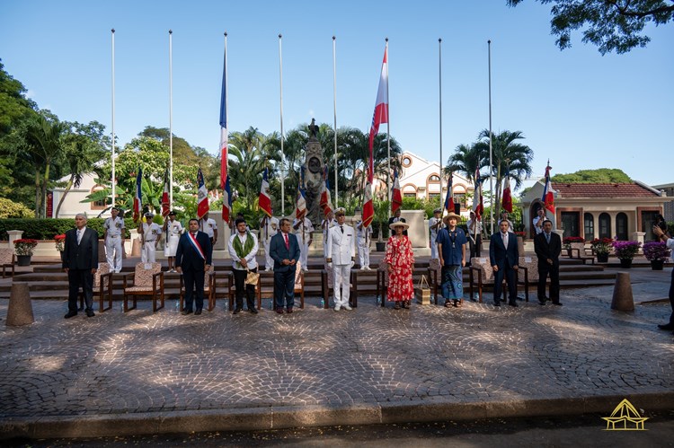 Mme Monette HARUA participe à la cérémonie de la Fête nationale du 14 juillet 