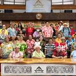 L’Amicale locale de Paea visite l'assemblée de la Polynésie française