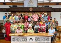 L’Amicale locale de Paea visite l'assemblée de la Polynésie française