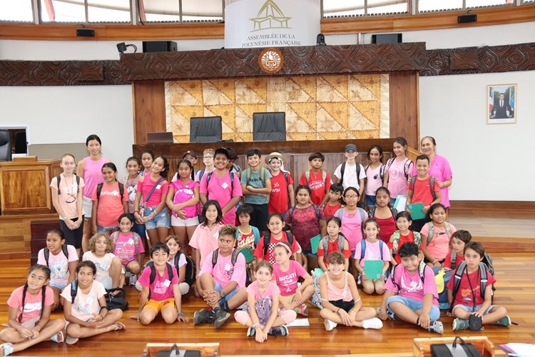 Visite guidée pour des élèves de CM2 de l’école de Saint-Hilaire