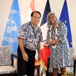 Visite protocolaire de Mme Véronique ROGER LACAN, ambassadrice et secrétaire permanente pour le Pacifique