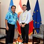 Rencontre de courtoisie avec M. Xavier MAROTEL, secrétaire général du haut-commissariat de la République en Polynésie française