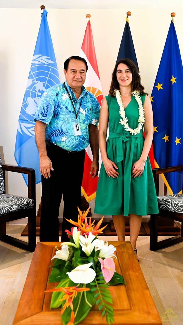 Visite de courtoisie de Mme Alexandra CHAMOUX, cheffe subdivision administrative des Îles Tuamotu-Gambier