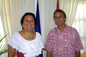 Lucette Taero reçoit Daniel Gruntz