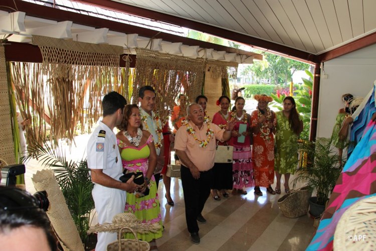 Inauguration de la 7ème édition du salon artisanal Te rara’a