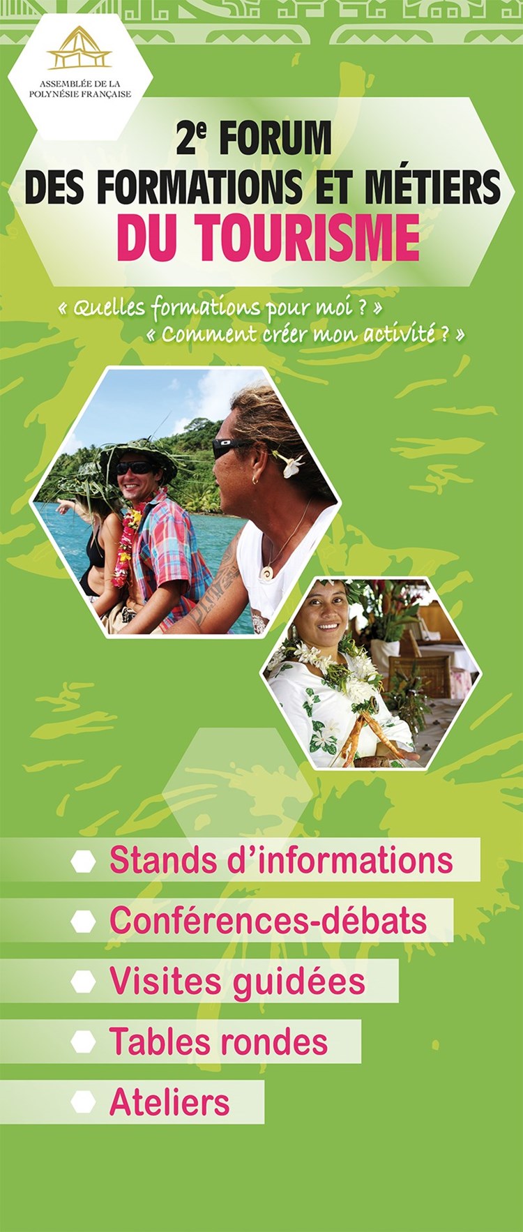 Forum des formations et métiers du tourisme à l'assemblée les 13 et 14 septembre prochain