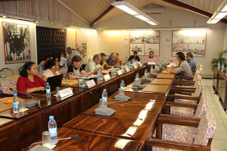 Réunion de la commission de contrôle budgétaire et financier