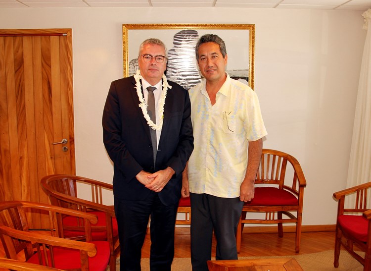 Marcel Tuihani rencontre le nouveau procureur général Thomas Pison
