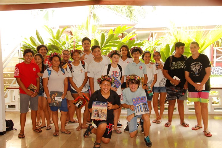Sept collèges de Tahiti et Moorea à la poursuite du camembert