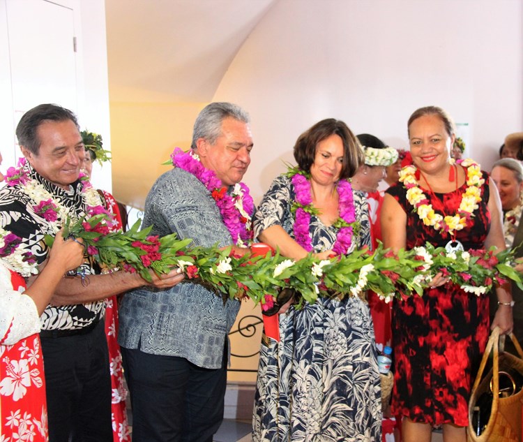 Ouverture du 20ème salon du Tifaifai en présence de la première vice-présidente de l’assemblée