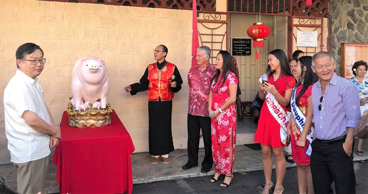 Ouverture des festivités du nouvel an chinois en présence de M. Charles FONG LOI
