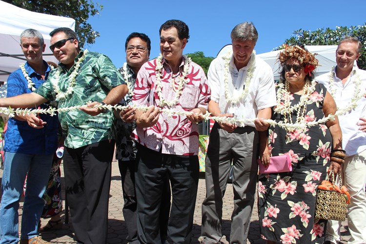 Ouverture du 19ème Salon Made in Fenua en présence de M. Antonio PEREZ, président de la commission de l’économie de la Polynésie française