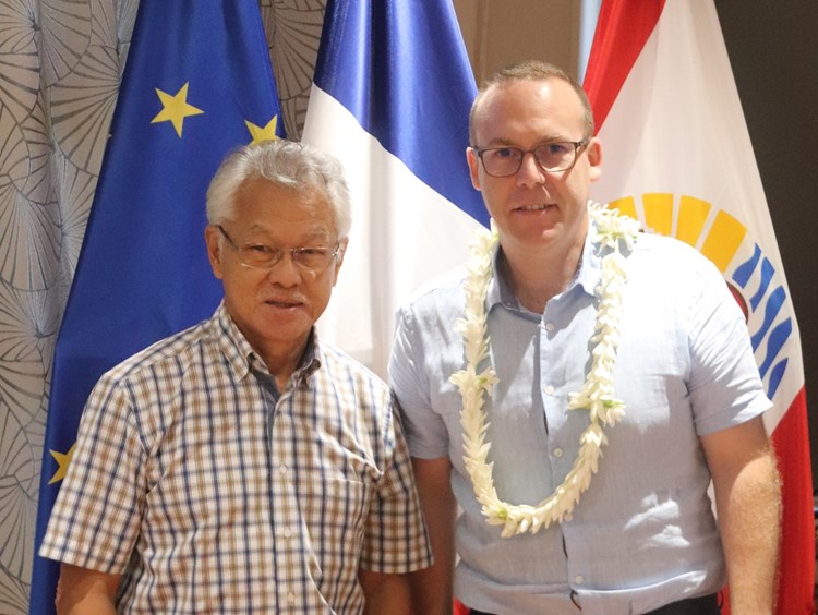 Le président de l’assemblée reçoit le nouveau directeur de l’Institut de la statistique en Polynésie française