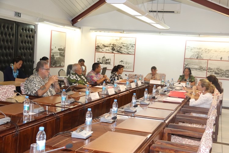 Le projet de loi du pays visant à organiser le titrement de certaines terres sises à Rurutu et Rimatara, archipel des Australes, étudié en commission des affaires foncières