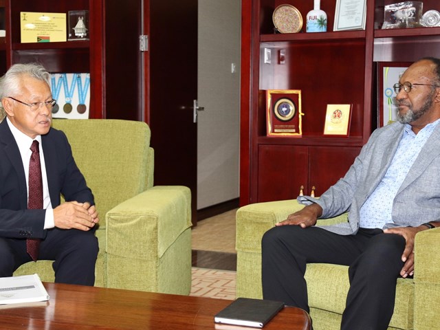 Mai 2019 - Rencontre avec le Premier ministre de la République du Vanuatu, M.Charlot SALWAI