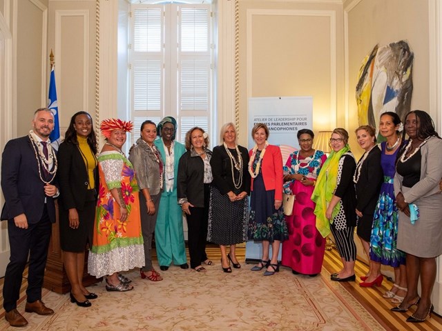 Septembre 2019 - Participation de quatre représentantes de l'assemblée à la Polynésie française à un atelier de leadership pour femmes parlementaires à l'Assemblée national du Quebec