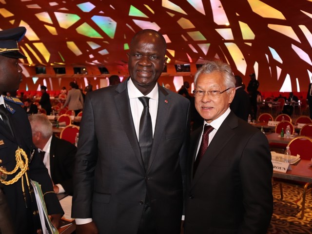 Juillet 2019 - Rencontre avec M. Amadou SOUMAHORO, nouveau président de l'Assemblée Parlementaire de la Francophonie