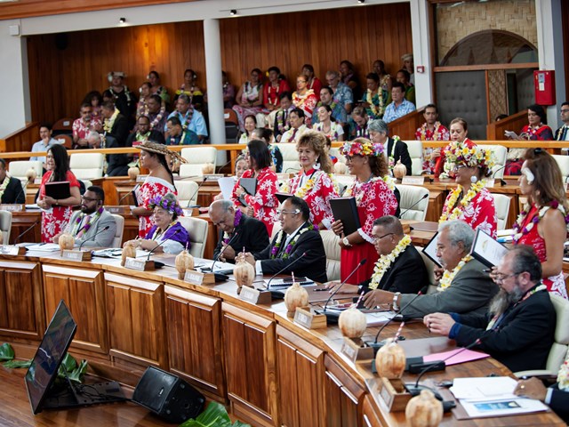 Signature du statut du Groupe des Parlements des Îles du Pacifique