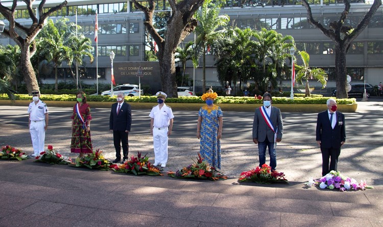 Cérémonie organisée à l'occasion de la Journée nationale d'hommage aux Morts pour la France pendant la guerre d'Algérie et les combats du Maroc et de la Tunisie 