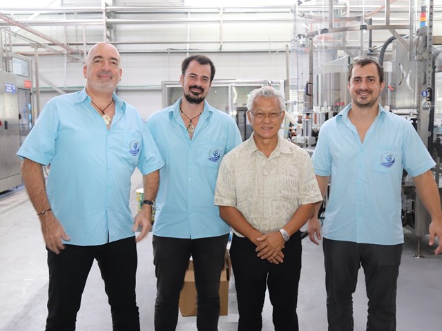 Mai 2019 - Visite du président de l'assemblée de l'usine d’embouteillage «Vanuatu beverage»