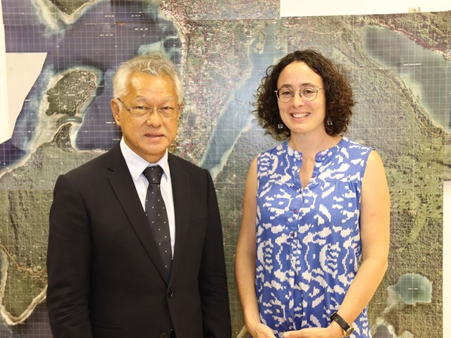 Mai 2019 - Rencontre avec Mme Elisabeth ROSA, chargée d'affaires auprès de l'Ambassade de France au Vanuatu