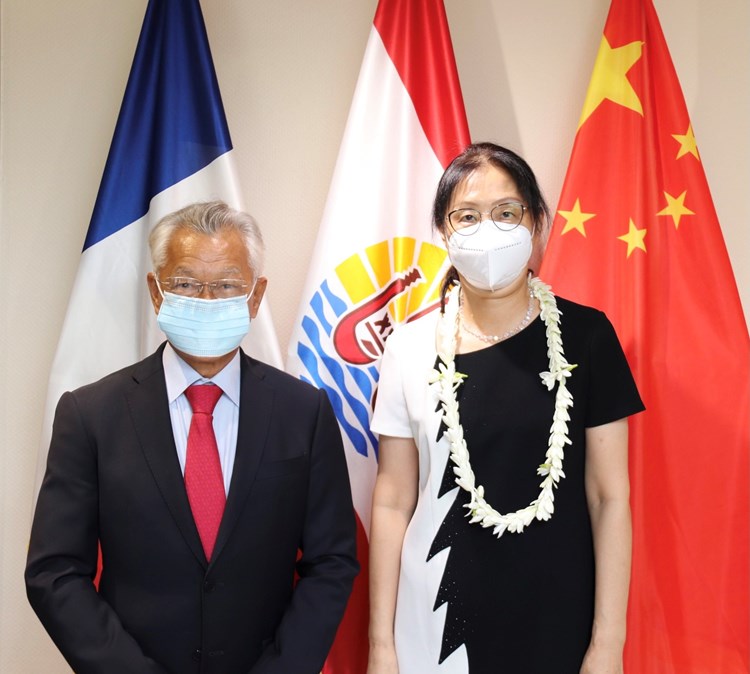 Le président de l’assemblée reçoit la consule générale de Chine, Mme DONG Qiang