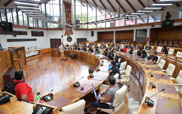 41 jeunes engagés en service civique ont visité la 3ème institution du Pays