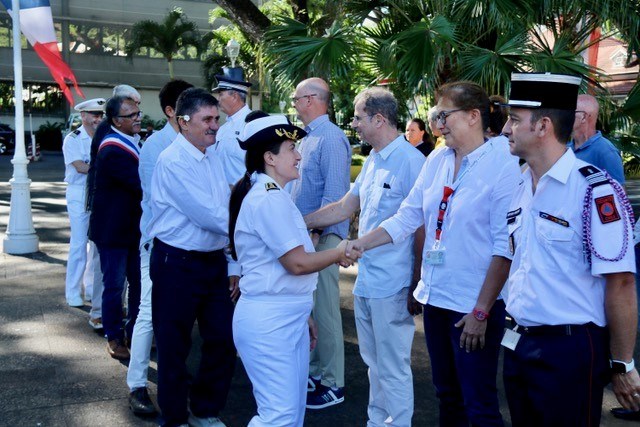 M. Ueva HAMBLIN rend hommage aux « Morts pour la France » en Indochine