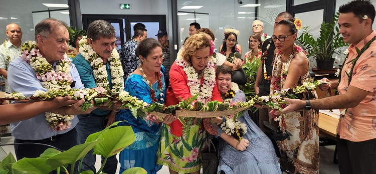 Inauguration du Fare Ora de l’Office polynésien de l’Habitat à Taravao