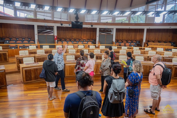 Visite guidée pour des stagiaires de Grand Angle Formation