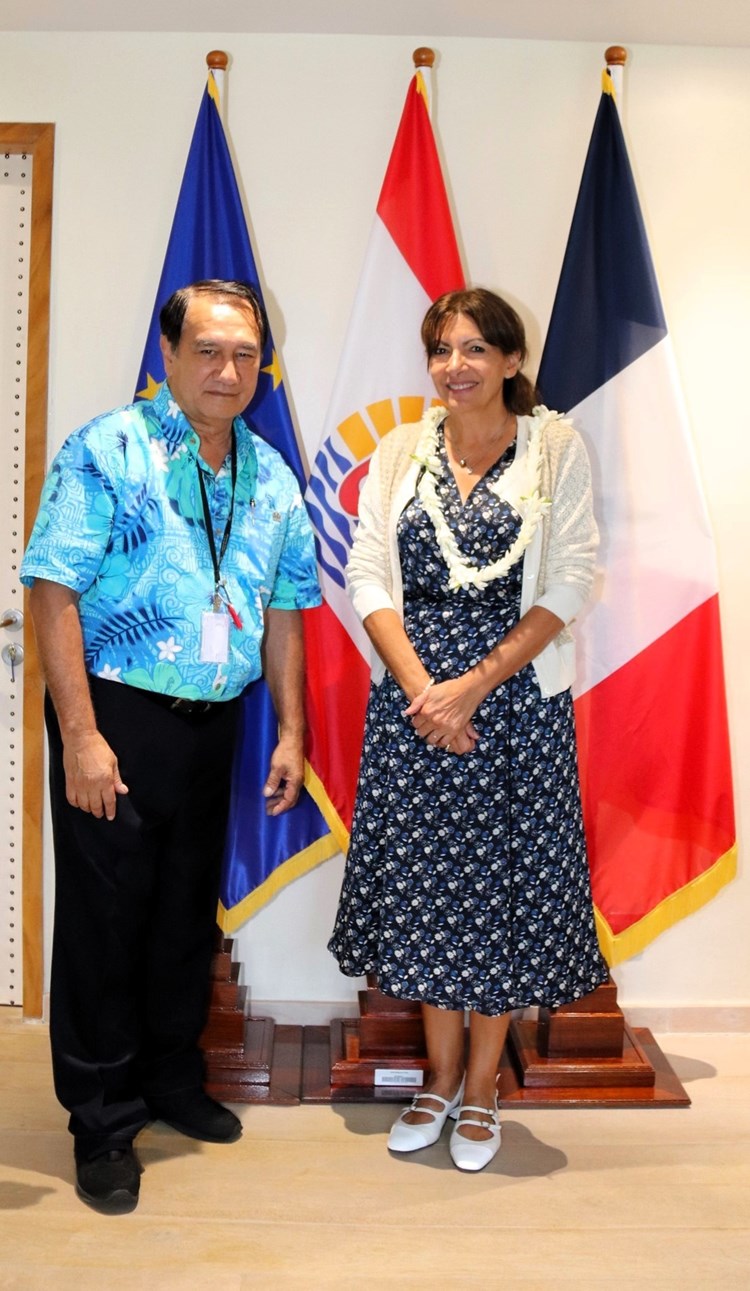 Visite protocolaire de Mme Anne HIDALGO, Maire de Paris