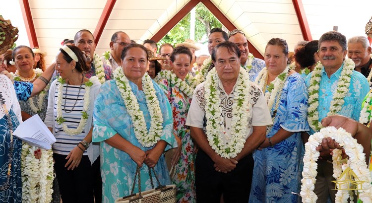 Inauguration du salon des Tuamotu-Gambier à l’assemblée 