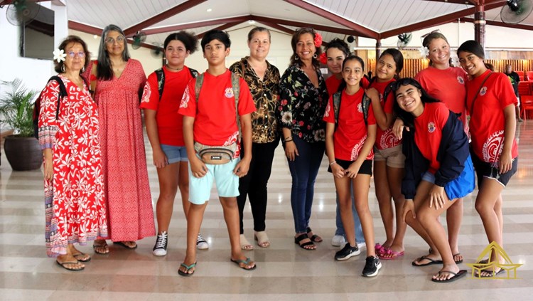 Visite guidée des délégués de classe de niveau 5ème du collège Taaone 