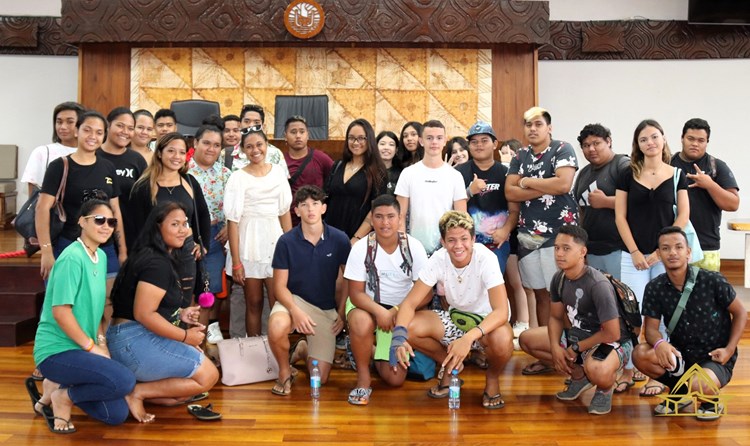 Visite guidée des délégués de classe du Lycée polyvalent de Taiarapu Nui