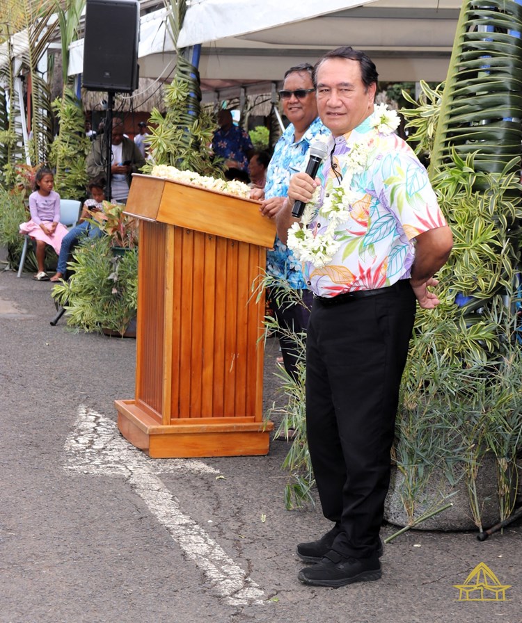 Célébration des 40 ans de mandature de M. Oscar, Manutahi TEMANU maire de la commune de Faa'a