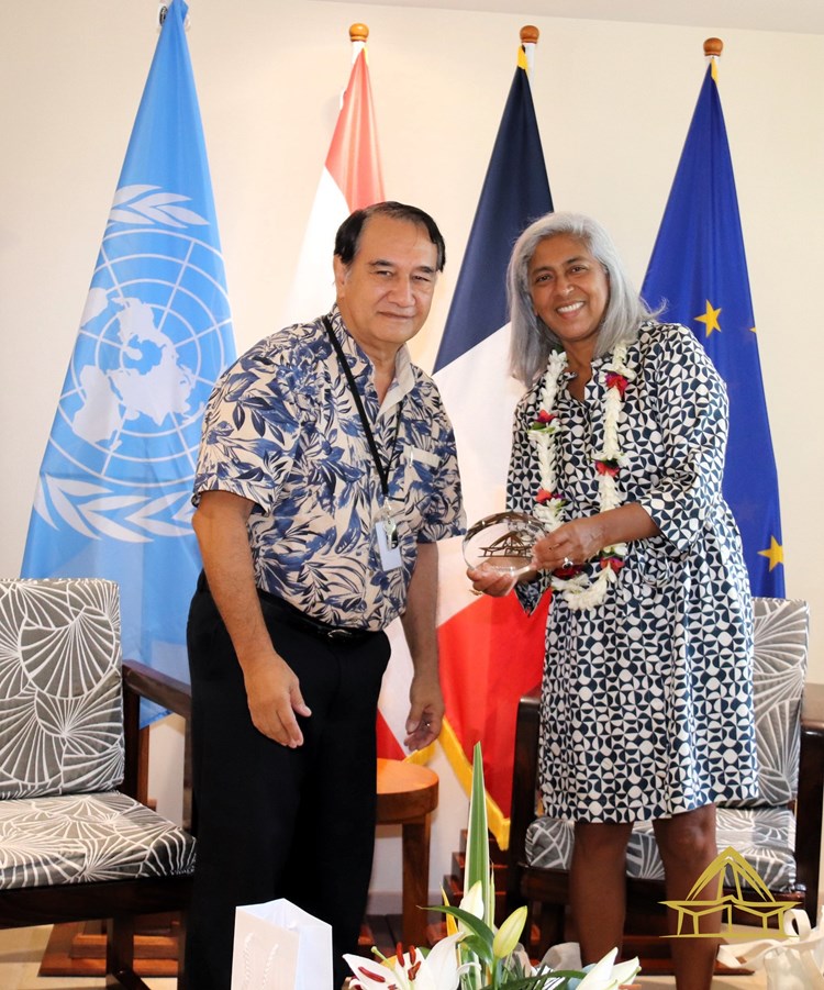 Visite protocolaire de Mme Véronique ROGER LACAN, ambassadrice et secrétaire permanente pour le Pacifique